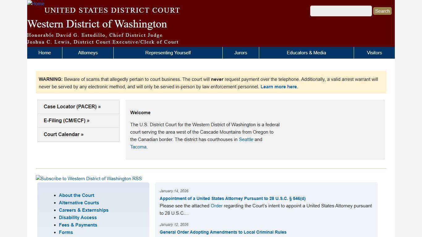 Western District of Washington | United States District Court